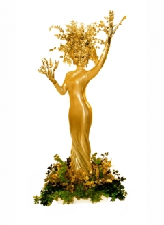Gold Tree in Planter - Imgur